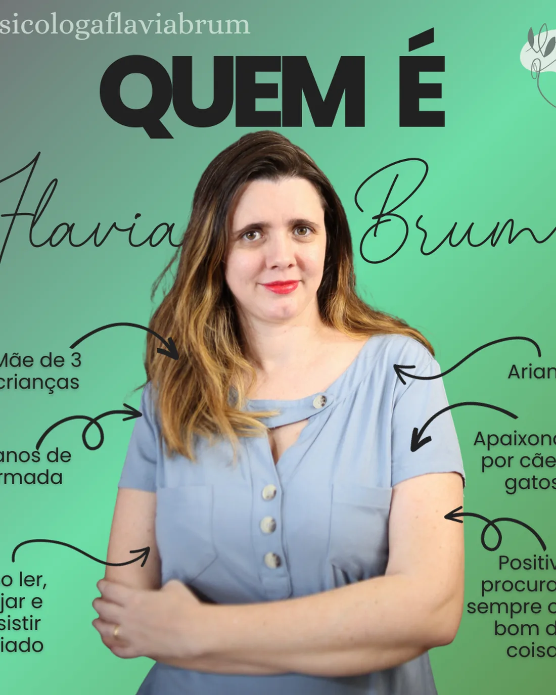 Retrato de Flavia Brum Lopes